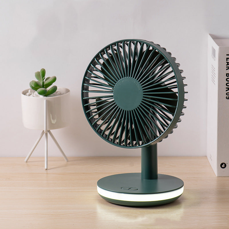 Mini USB Night Light Fan