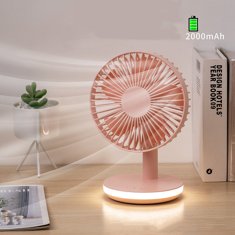 Mini USB Night Light Fan